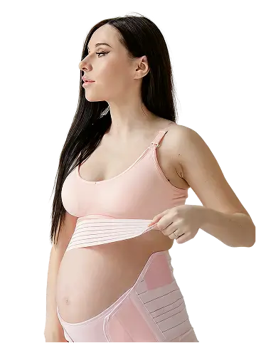 Снимает боль в спине и поддерживает живот